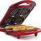 - Non-Stick Heart Waffle Maker, Red - Makes 4 Heart-Shaped Waffles in Minutes